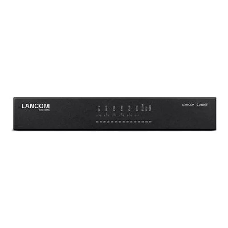 LANCOM 2100EF - SD-WAN Gateway - z włóknem i Ethernetem - 1GbE, 2.5GbE - 1U - zarządzany w chmurze - Montaż na biurku/w racku (61109)