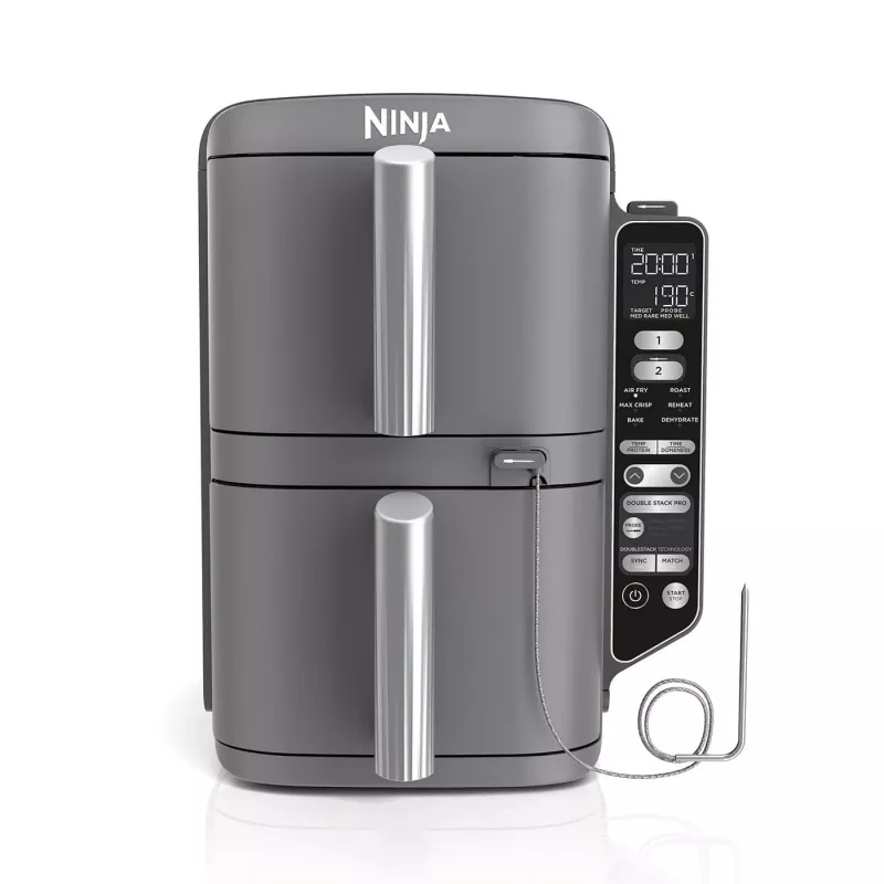 Ninja Double Stack XL Air Fryer 2 komory z sondą temperatury SmartCook 9,5 L SL451EU