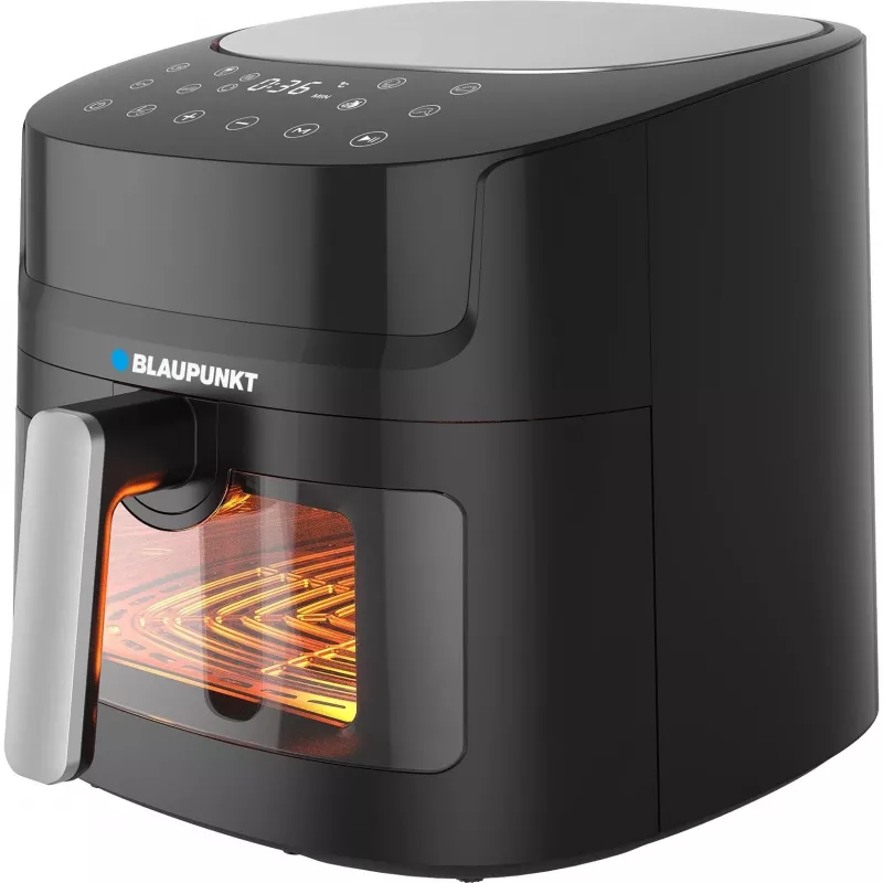 Frytkownica beztłuszczowa BLAUPUNKT AFD712 — pojemność 7,2 l, 1800 W, cyfrowe sterowanie dotykowe, 40–200°C, minutnik 60 min