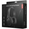Słuchawki Lenovo H110 Gaming przewodowe, binauralne, 3,5 mm, kabel 1,8 m, 50–20 000 Hz, 110 dB, 32 Ω, czarne