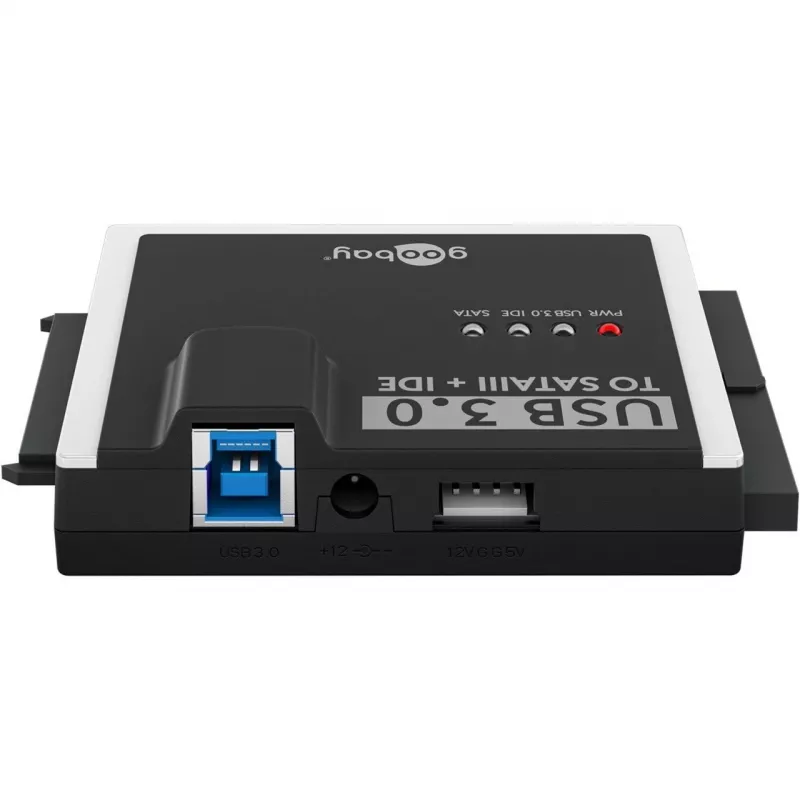 Zewnętrzny adapter HDD/SSD WENTRONIC USB 3.0 — Goobay 72013 (obsługa IDE/SATA)