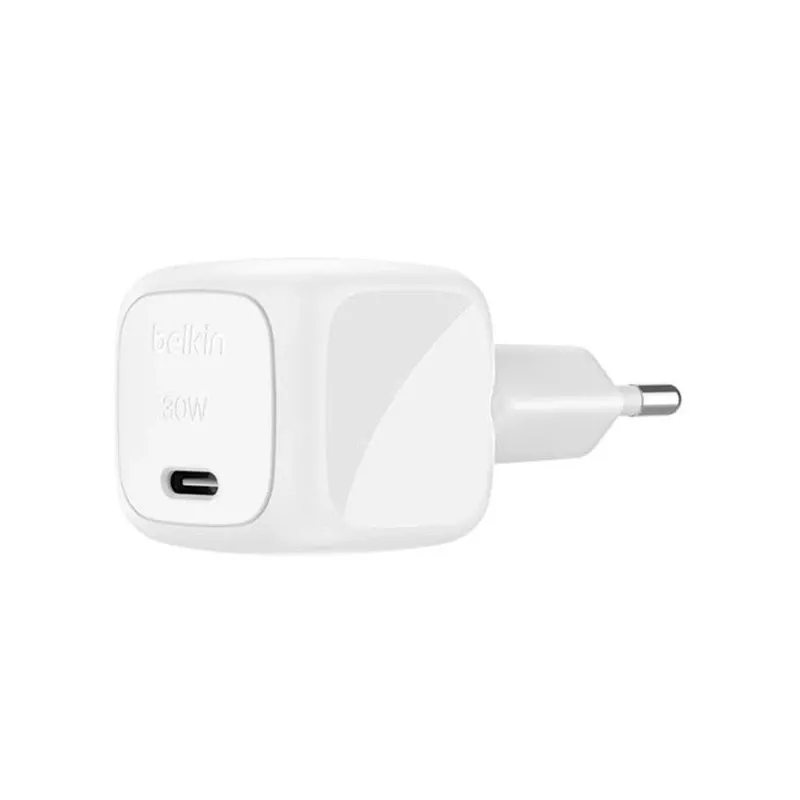 Belkin BoostCharge Ładowarka sieciowa do laptopa, smartfona, tabletu, biała, szybkie ładowanie, do użytku wewnątrz