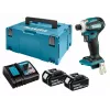 Zakrętarka udarowa Makita DTD173RTJ 18V akumulatorowa, uchwyt 1/4 cala, 3600 RPM, rękojeść pistoletowa, Li-Ion