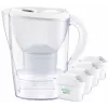 Brita Marella XL dzbanek + 4 wkłady Maxtra (biały)