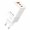 Beline ad. Siec. 2x USB-C 1x USB 65W Biały/biały (tylko głowica) Pd 3.0 Qc