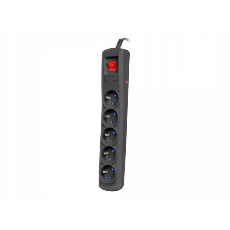 Listwa przeciwprzepięciowa NATEC NSP-1713 czarna 5 gniazd AC 1,5 m