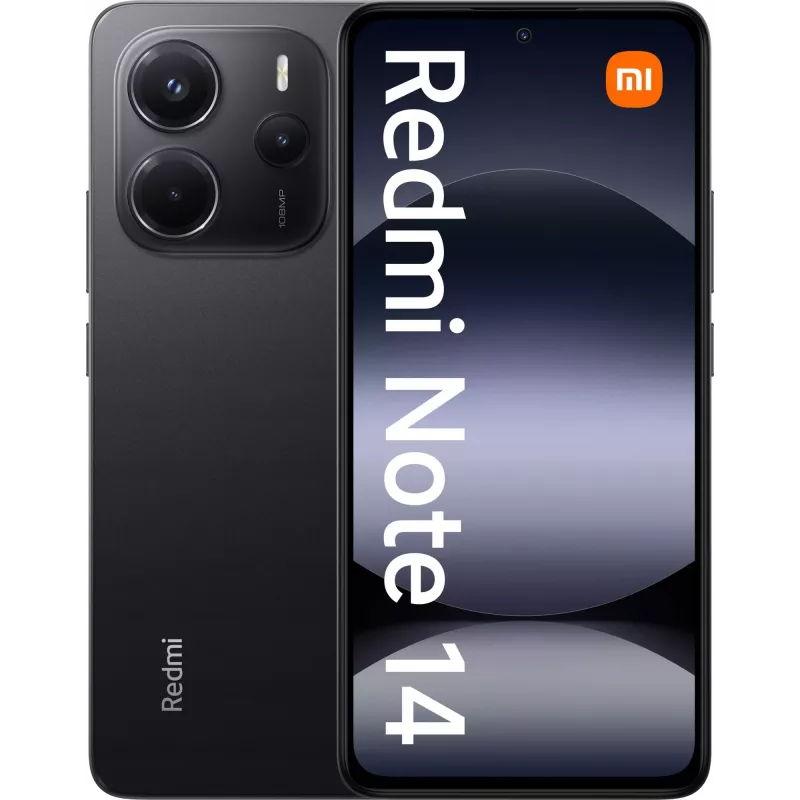 Xiaomi Redmi Note 14 16,9 cm (6,67 inch) Hybrydowa Dual SIM 4G USB Type-C 8 GB 256 GB 5500 mAh Czarny