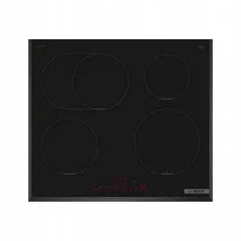 Płyta indukcyjna Bosch PIF651HC1E, 60 cm, 4-polowa, sterowanie dotykowe, czarna, 7400 W moc przyłączeniowa