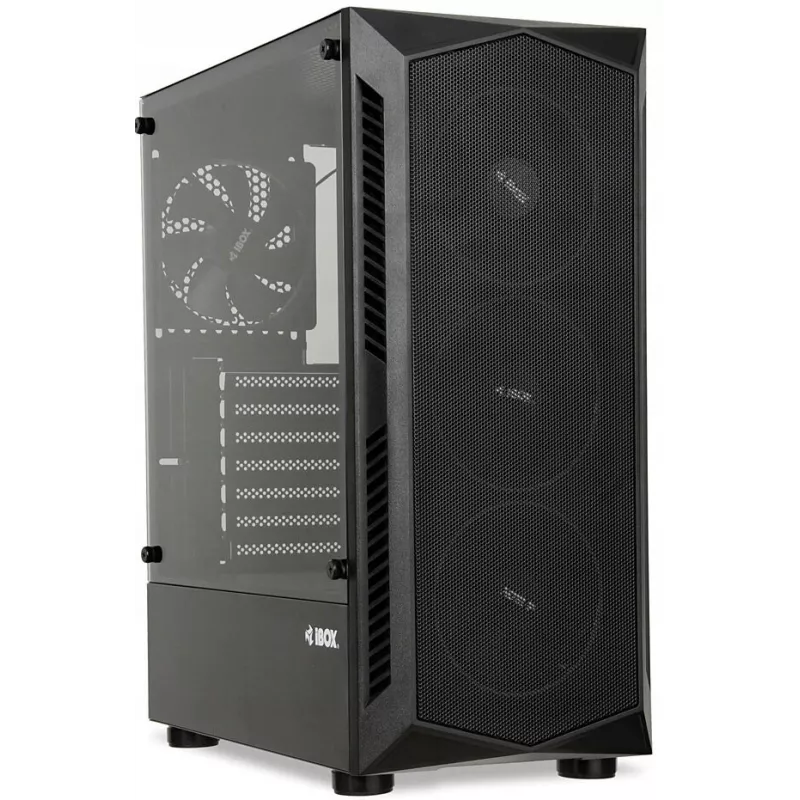Obudowa PC IBOX LUPUS 27 Midi Tower ATX, szkło hartowane, RGB, 455×200×380 mm, obsługa ATX, GPU do 32 cm
