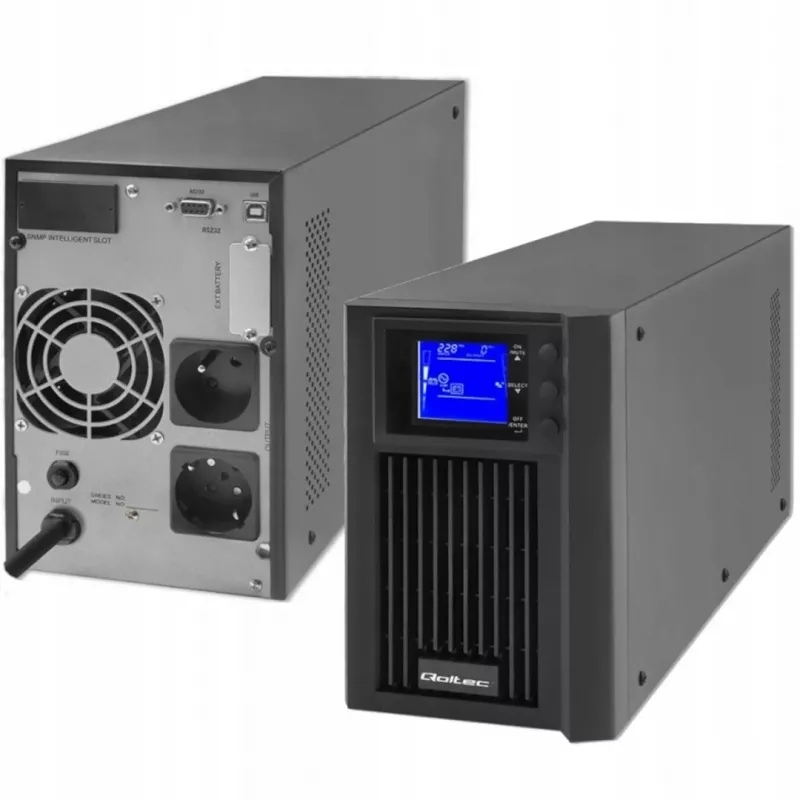 Zasilacz awaryjny QOLTEC 53981 On line 2kVA, 2000 VA