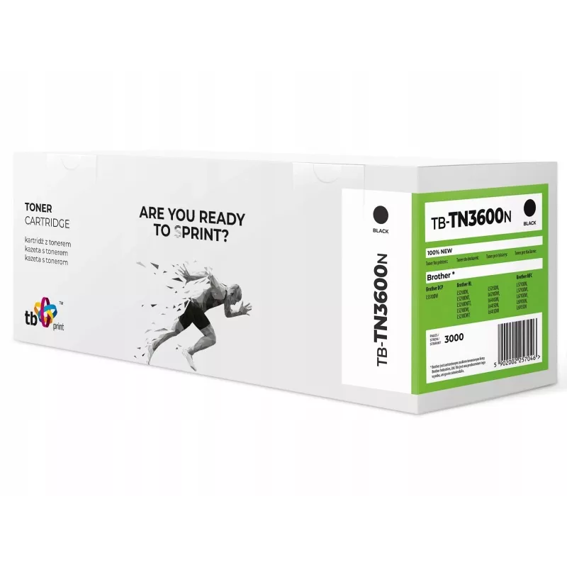 Toner Tb Print Pre Brother TN3600 TB-TN3600N Bk 100 % Zbrusu Nov