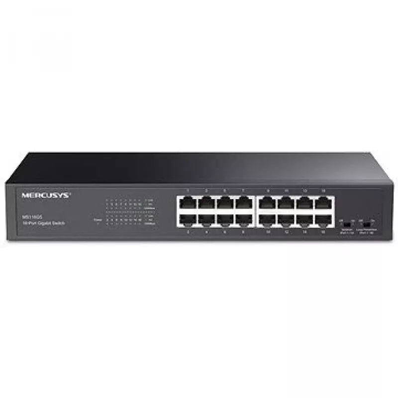 Przełącznik sieciowy Mercusys MS116GS Gigabit Ethernet (10/100/1000) Czarny