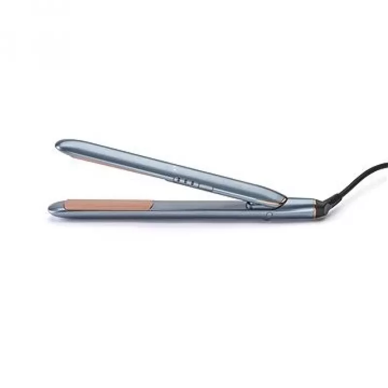 Prostownica do włosów BABYLISS ST484E — Płytki ceramiczne, technologia Warm, 230V, przewód 3,3 m, czarno-złota