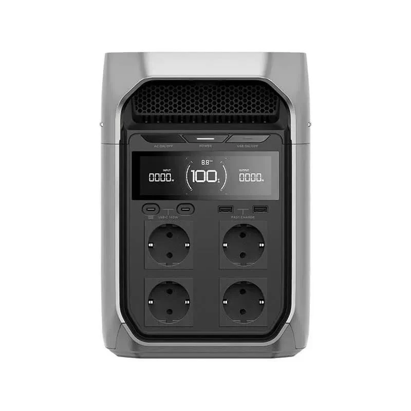Przenośna stacja zasilania EcoFlow DELTA 3 Plus — LiFePO4 1024 Wh, 1800 W, 4 gniazda AC, 12,5 kg
