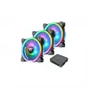 Zestaw 3 wentylatorów Thermaltake Ring Trio 14 ARGB 140 mm do obudowy