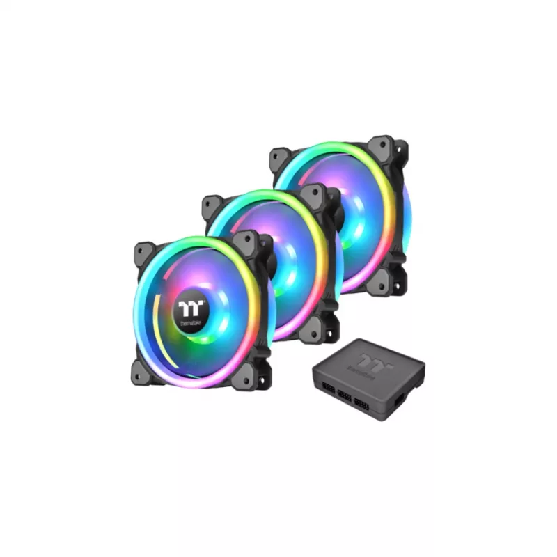 Zestaw 3 wentylatorów Thermaltake Ring Trio 14 ARGB 140 mm do obudowy
