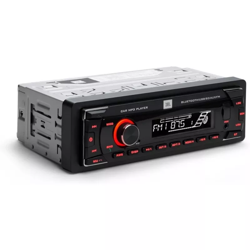 Odbiornik samochodowy JBL Celebrity 100 — odtwarzacz MP3 1DIN z wejściem USB i AUX