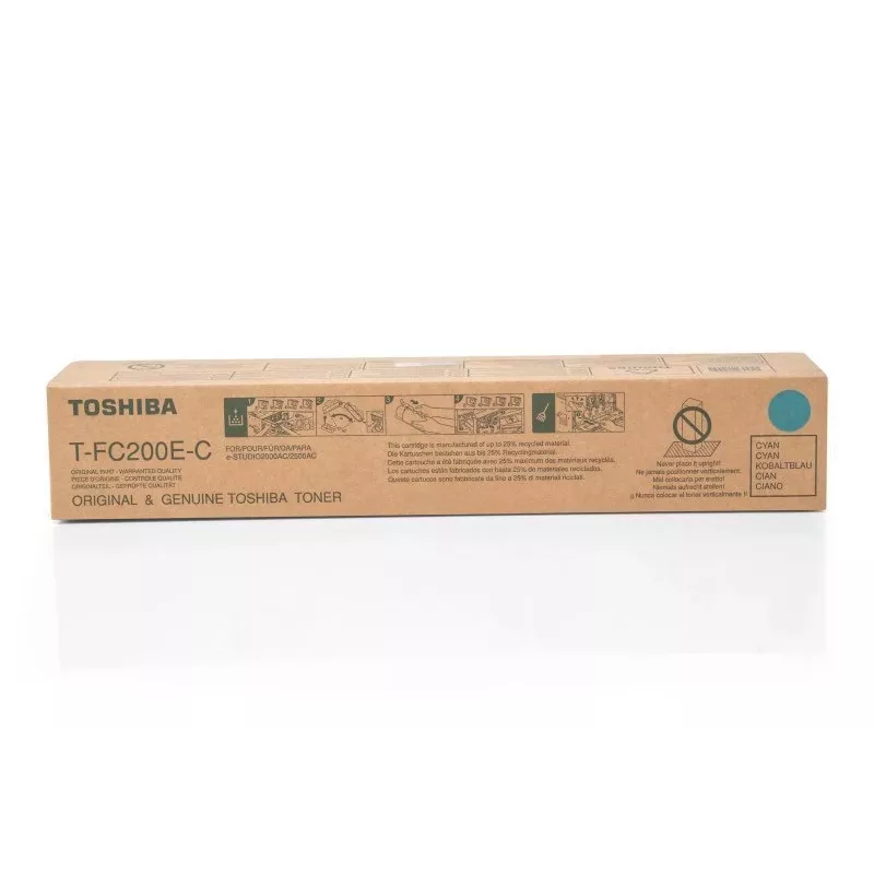 Toshiba 6AJ00000259/T-FC200EC Zestaw tonerowy cyjan. 33,6 tys. stron do Toshiba