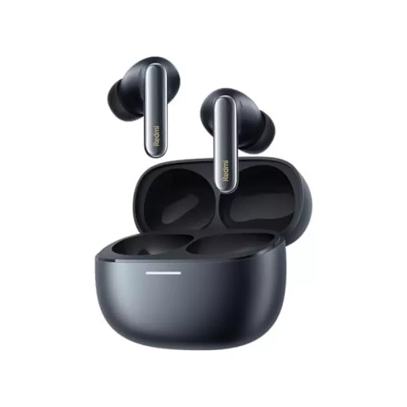 Słuchawki Xiaomi Buds 6 Pro — bezprzewodowe słuchawki douszne, Bluetooth 5.3, ANC, IP54, 36 h z etui, ładowanie bezprzewodowe, USB-C, Space Black