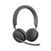 Zestaw słuchawkowy LOGITECH Zone Wireless 2 Teams natywny Bluetooth - GRAFITOWY