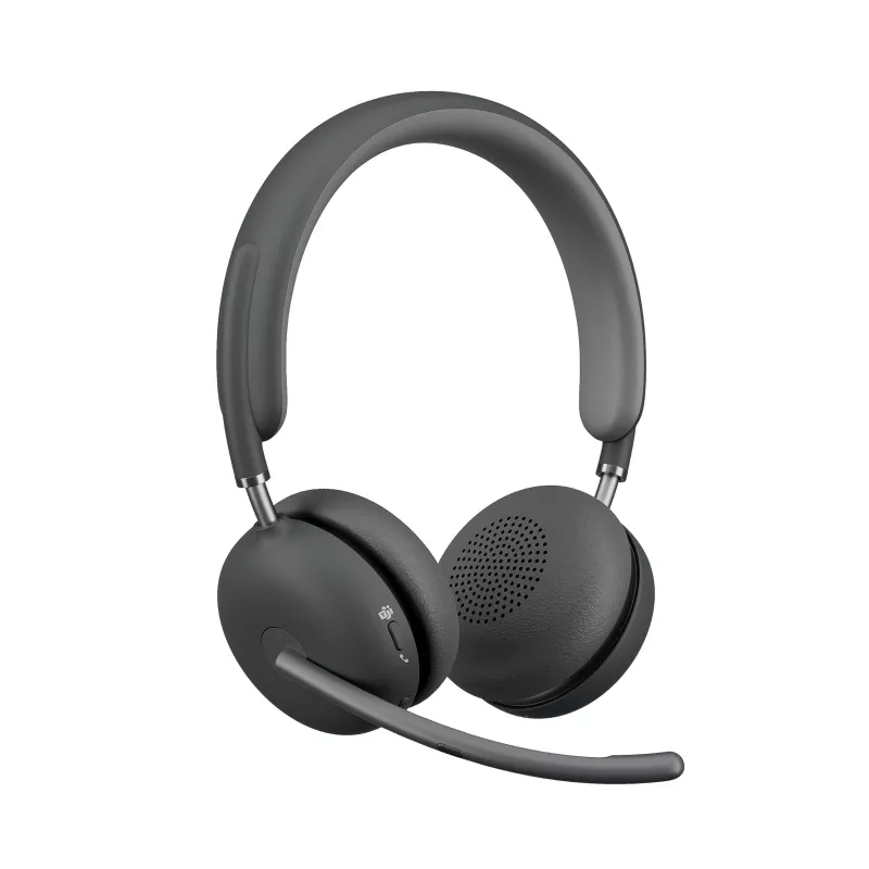 Zestaw słuchawkowy LOGITECH Zone Wireless 2 Teams natywny Bluetooth - GRAFITOWY
