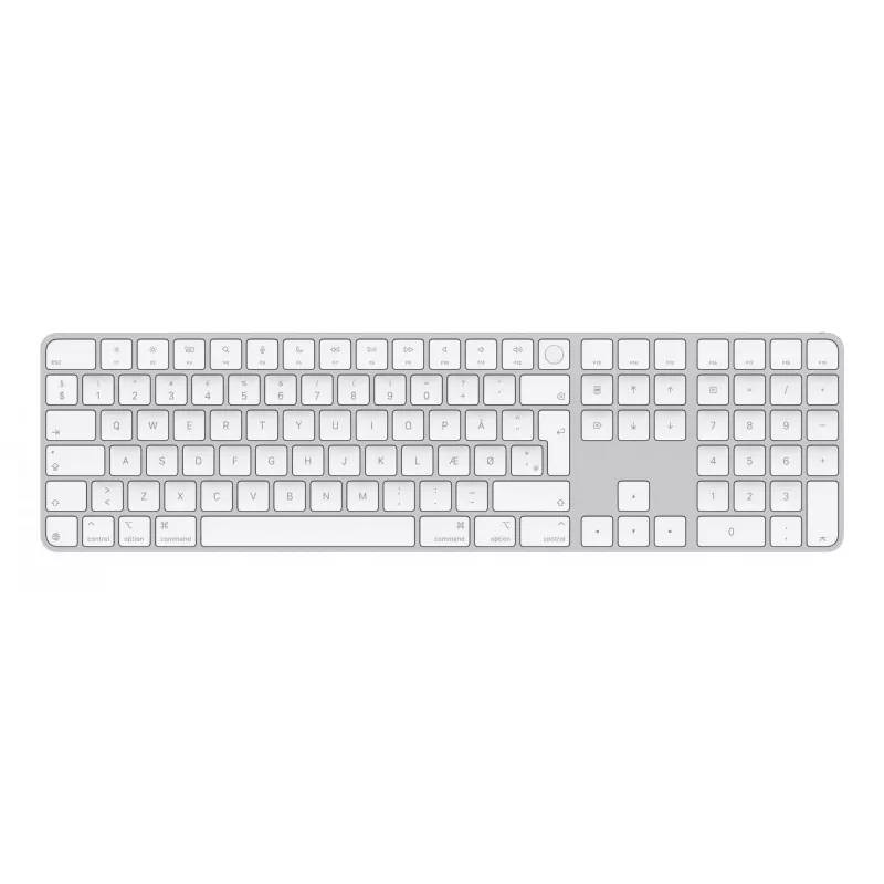 Apple Magic klawiatura Universal USB + Bluetooth QWERTY duńska biała