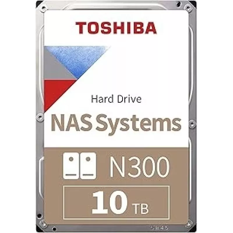 Toshiba N300 Dysk Wewnętrzny 10 TB 7200 RPM 512 MB 3,5 cala Seria