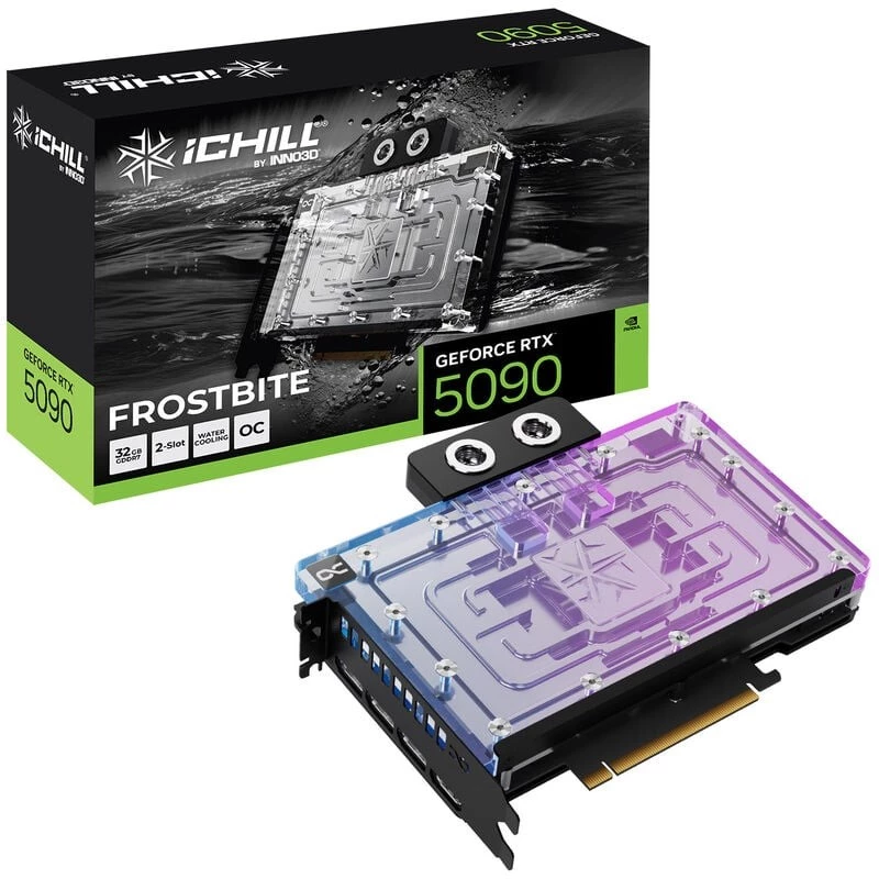 INNO3D GeForce RTX 5090 iCHILL Frostbite 32GB GDDR7 karta graficzna