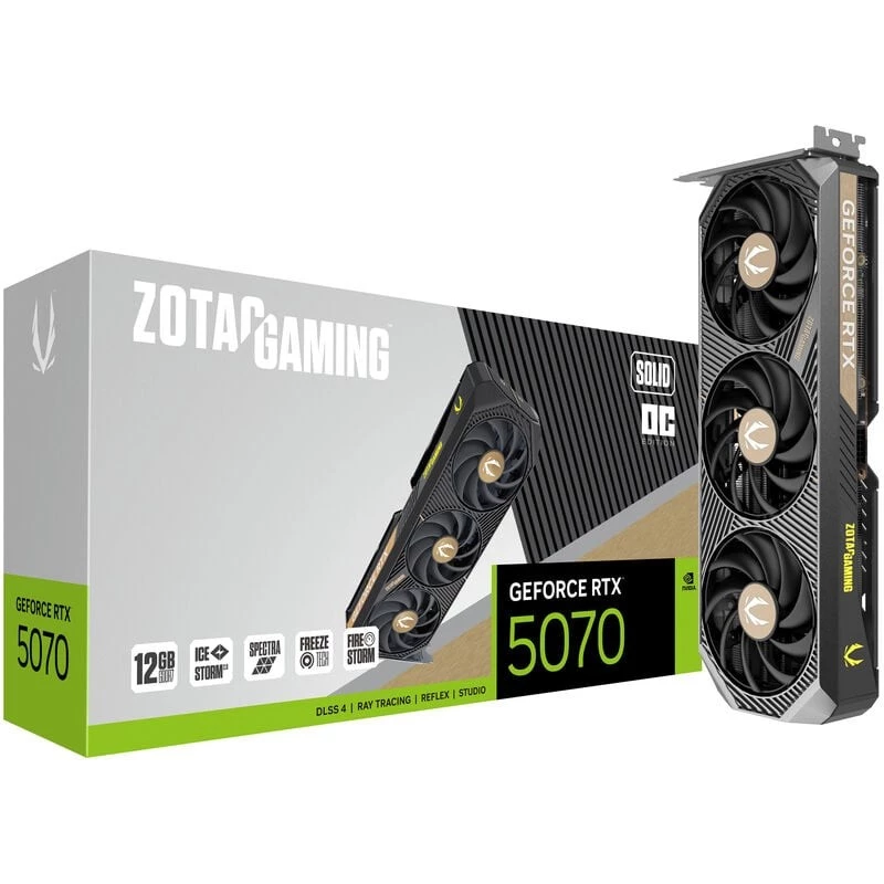 Karta graficzna Zotac GAMING GeForce RTX 5070 SOLID OC