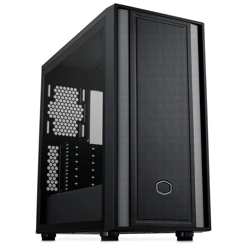 Obudowa Cooler Master MasterBox 600 Lite, MIDI-Tower, E-ATX, szkło hartowane - Czarny