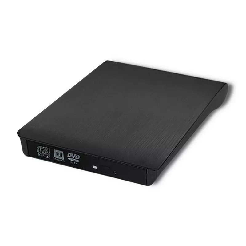 Zewnętrzny napęd DVD‑RW QOLTEC 51857 — USB 3.0, interfejs SATA, DVD±R 8x, DVD±RW 4x, DVD‑RAM 5x, CD 24x, czarny