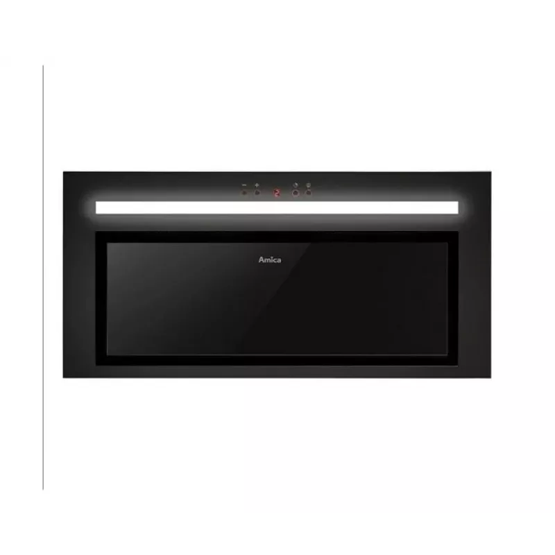 Okap do zabudowy AMICA OMC6451B HC — filtr węglowy, hałas 65 dB, klasa energetyczna A