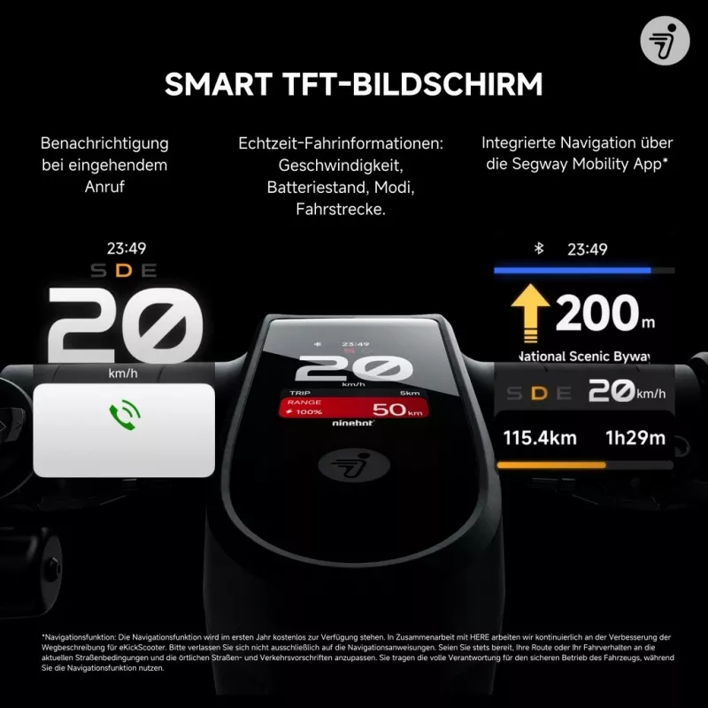 Klasyczny hulajnoga Segway Ninebot MAX G3 D Czarny Szary Czerwony