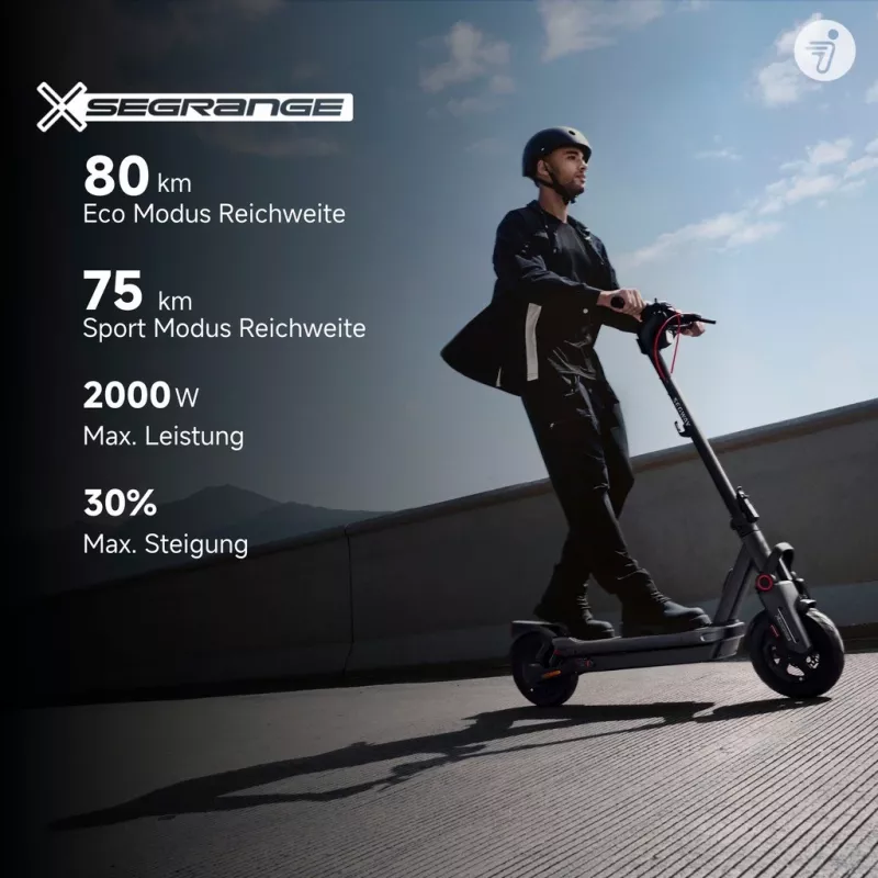 Klasyczny hulajnoga Segway Ninebot MAX G3 D Czarny Szary Czerwony