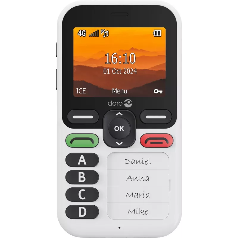 Smartphone Doro Leva X10 2.4 cala 1150 mAh grafitowy