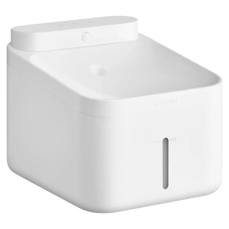 Automatyczny dozownik karmy Xiaomi Smart Pet Fountain 2 3 L poidło filtr węglowy plastik biały bateria/DC 5 V 2 A 230×180×190 mm