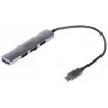 Hub USB-C Unitek H1208B — 1x USB-A 5 Gb/s, 3x USB-A 2.0, host USB-C, obudowa aluminiowa, kabel 0,20 m