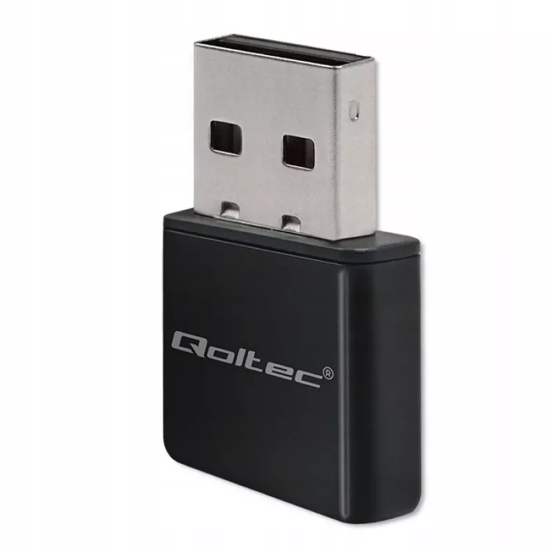 Adapter USB Wi‑Fi QOLTEC NANO 56986 — mini N, USB 2.0, 802.11n