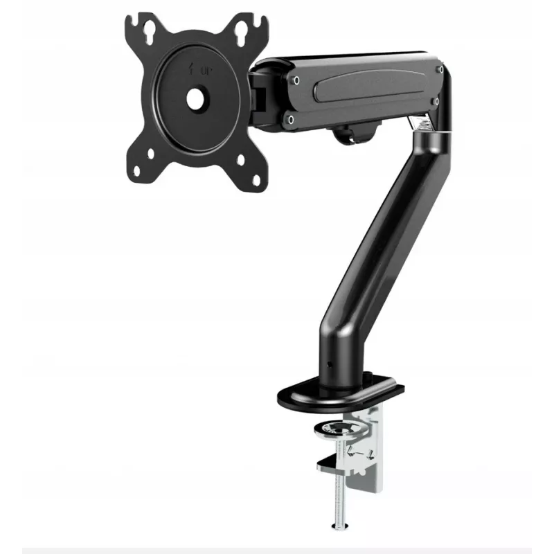 Uchwyt do monitora Maclean MC-860N, z siłownikiem gazowym, 13-27 cali, 8 kg, czarny