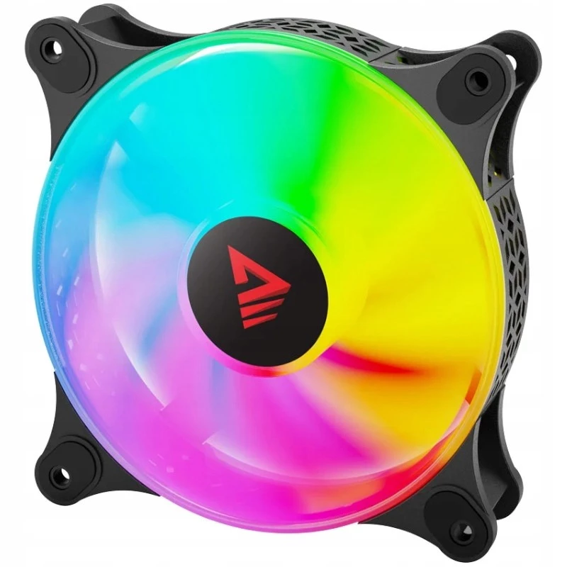 Wentylator obudowy SAVIO Blast 120mm ARGB PWM - Czarny