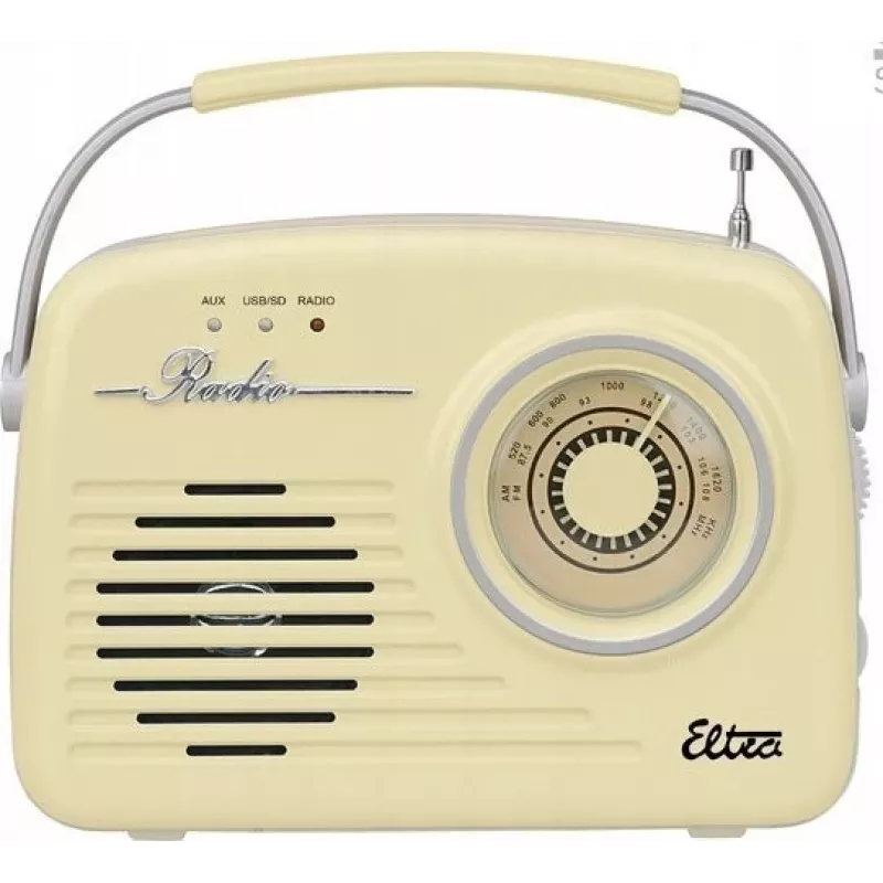 Radio Eltra Radio Luiza Retro SP-11 MP3 USB SD Waniliowe
