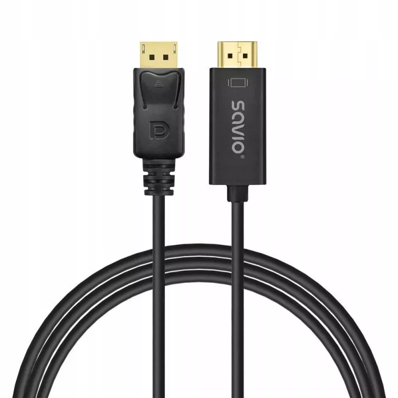 Kabel DisplayPort na HDMI 1,5m, CL-183 Savio SAVKABELCL-183