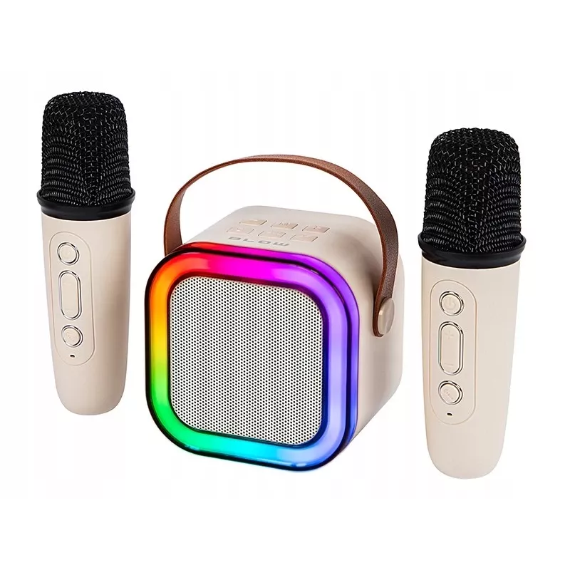 Karaoke Speaker, Głośnik Bluetooth KARAOKE RGB, 30 W