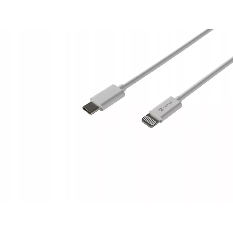 Kabel Lightning (m) -> USB-C (m) 2m MFi Prati Biały Natec NKA-2151