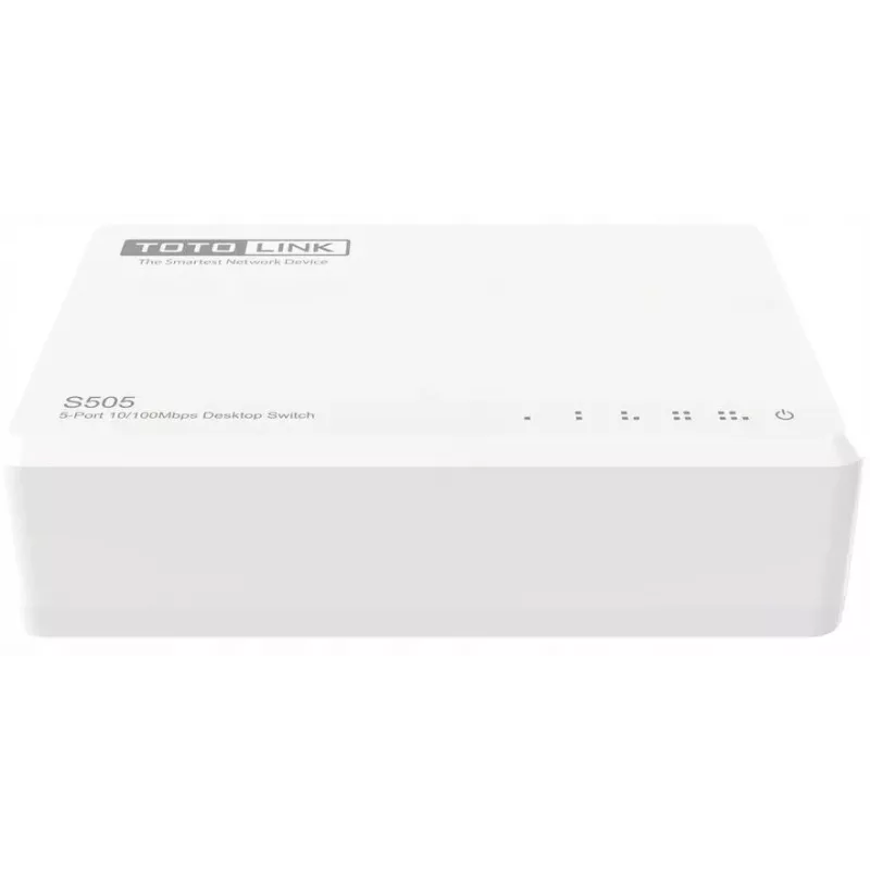 Przełącznik niezarządzalny TOTOLINK S505-V5 5 portów Fast Ethernet 10/100 biały