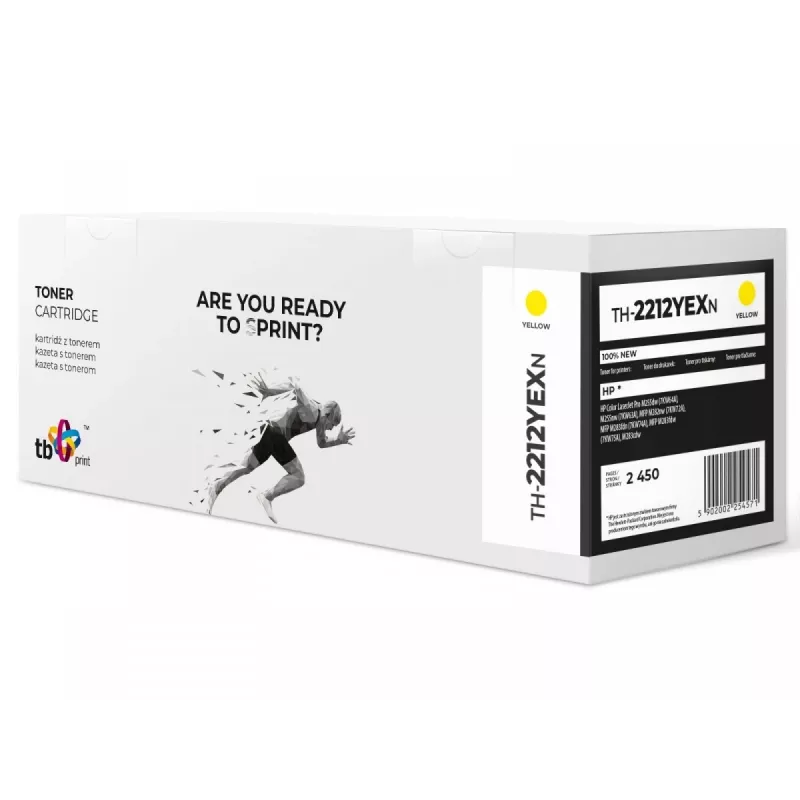 Toner do HP Color LJ Pro M255 W2212X TH-2212YEXN 100% nowy YE