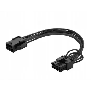 Savio AK-49 kabel zasilający PCI-Express 6 pin do 8 pin 0,18 m czarny