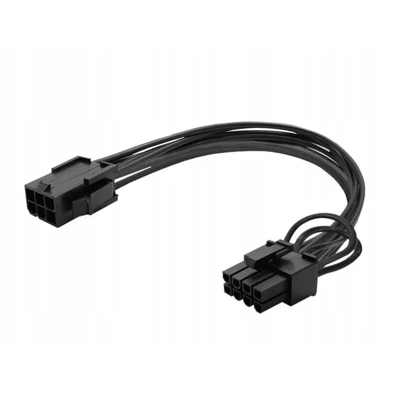 Savio AK-49 kabel zasilający PCI-Express 6 pin do 8 pin 0,18 m czarny