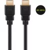 Goobay 60627 Przewód HDMI High Speed z Ethernetem, 4K/60Hz, Czarny | HDMI | 15 m