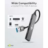 Goobay USB Hub 74456 Type-A 5000 Mbit/s Jasnoszary